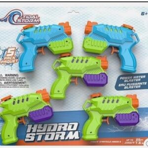 NEW| Hydro Storm Water Blaster 5-Pack - Blue, Green, Orange, Purple